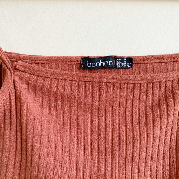 Square Neck Strappy Midi Skirt Co-ord Set - Picture 3 of 4